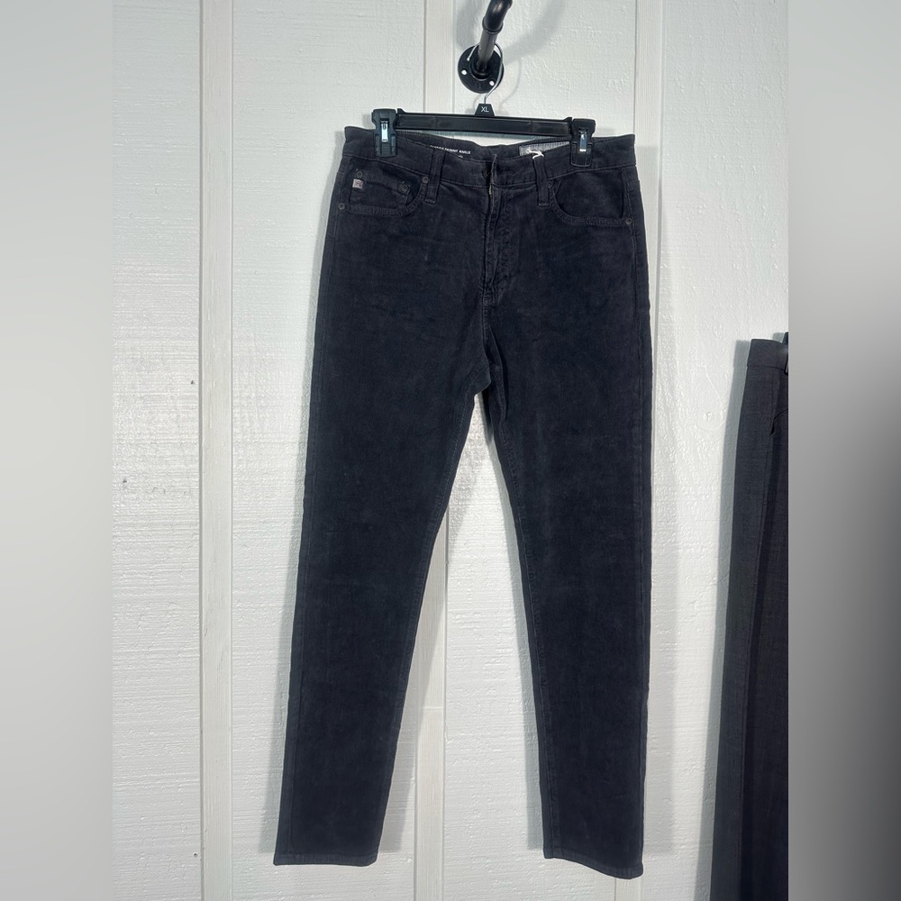 AG Brown Corduroy Farrah Skinny Fit Pants Size 29 R NWT